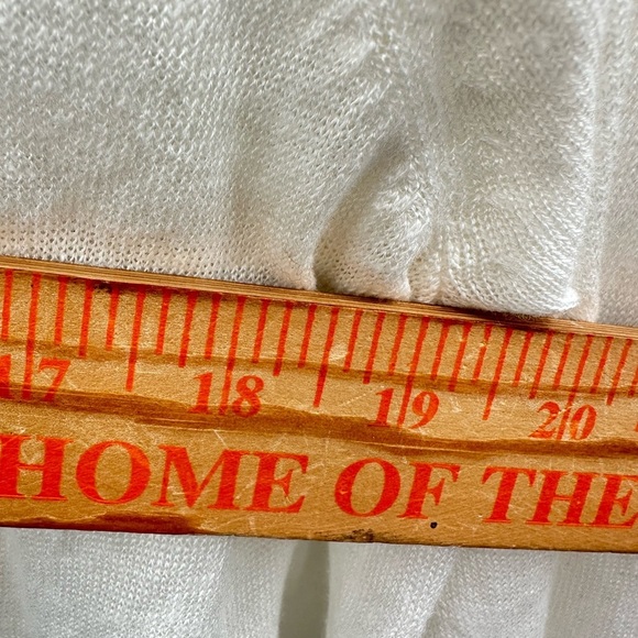 TOMMY BAHAMA white linen lightweight lagonlook cottagecore woman cardigan XS - Picture 7 of 11